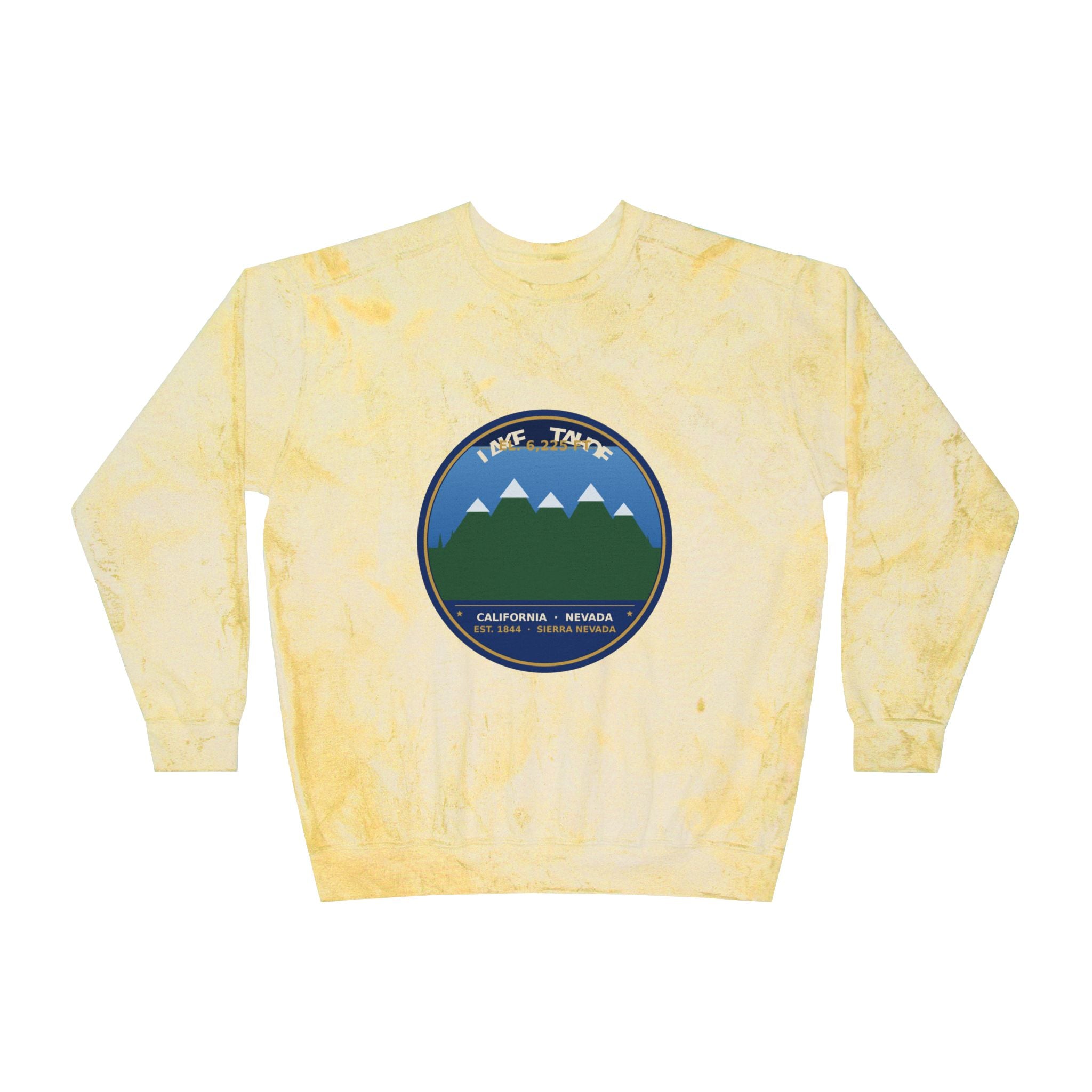 Lake Tahoe Alpine Badge Crewneck | Comfort Colors 1566