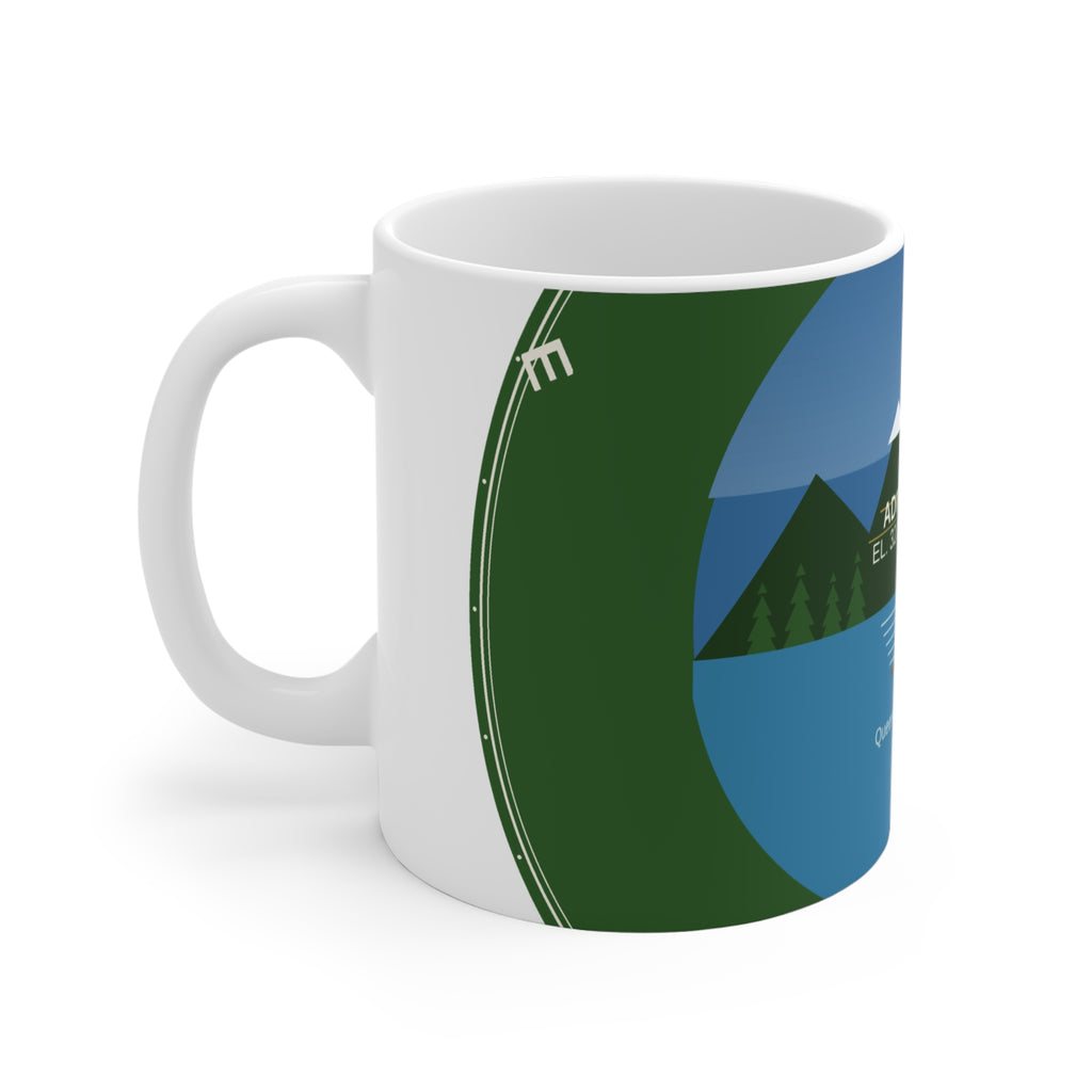 Lake George Adirondacks Badge Coffee Mug