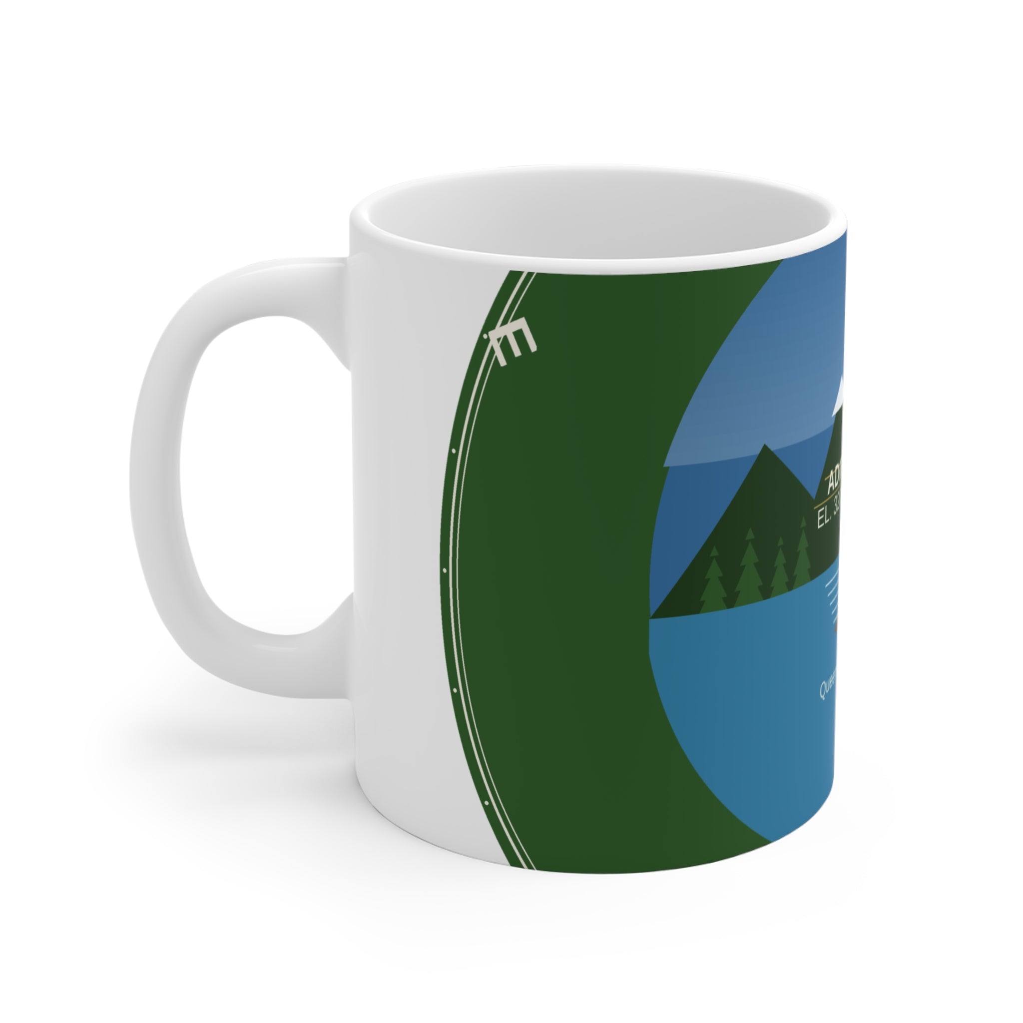 Lake George Adirondacks Badge Coffee Mug