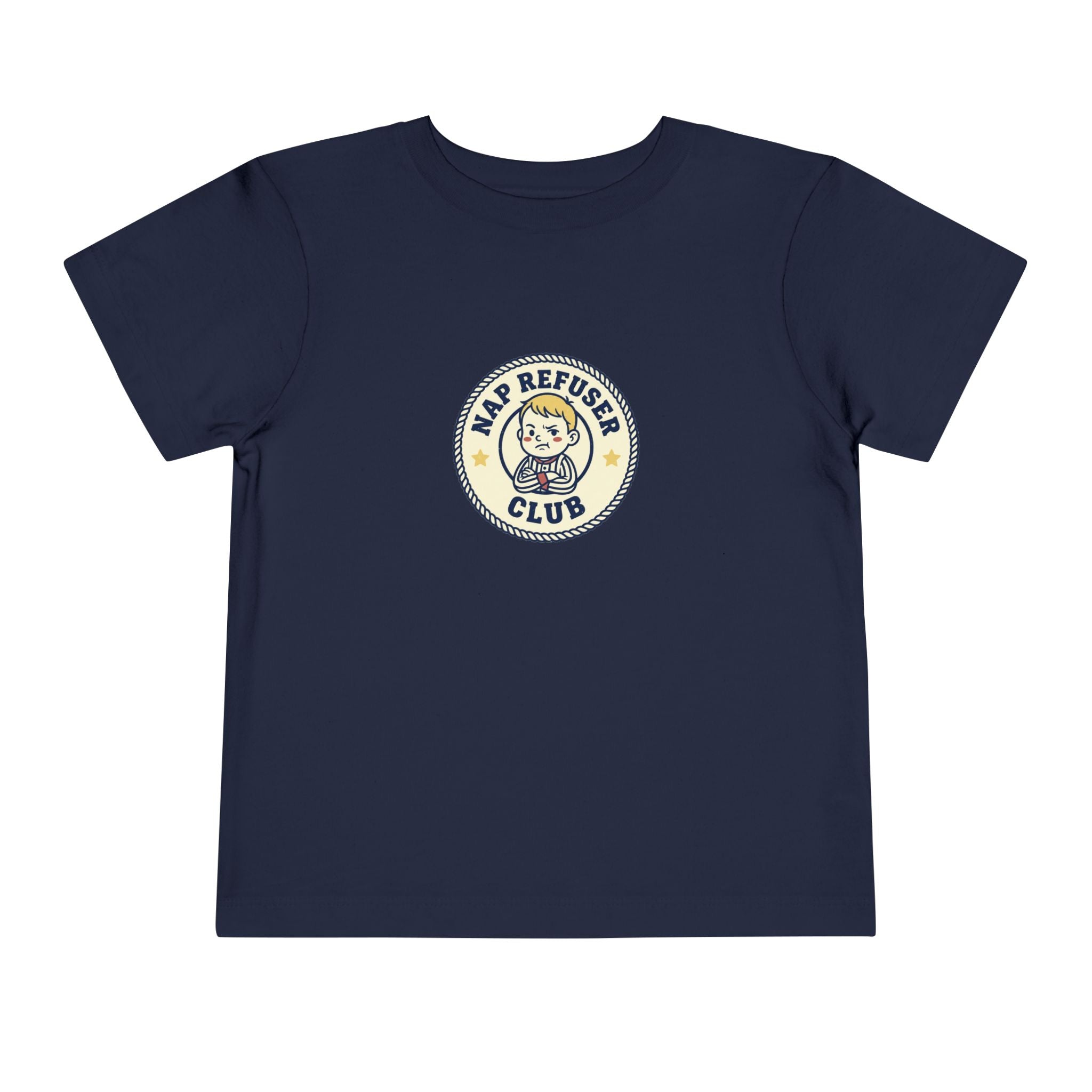 Nap Refuser Club Toddler Shirt Funny Nap Badge Tee