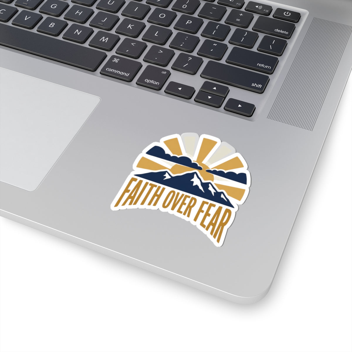 Faith Over Fear Sticker | Inspirational Christian Vinyl Decal
