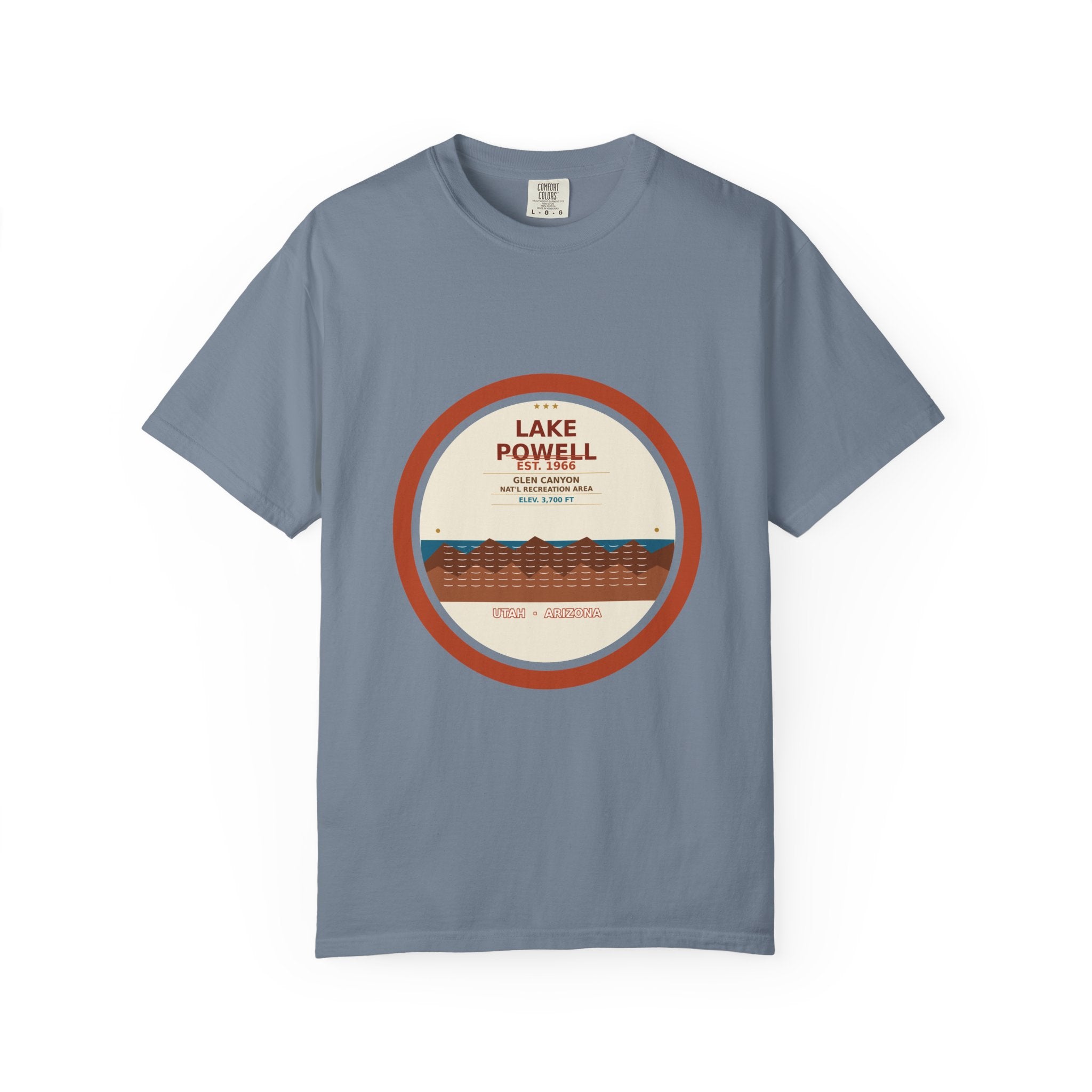 Lake Powell Desert Badge Tee | Comfort Colors 1717