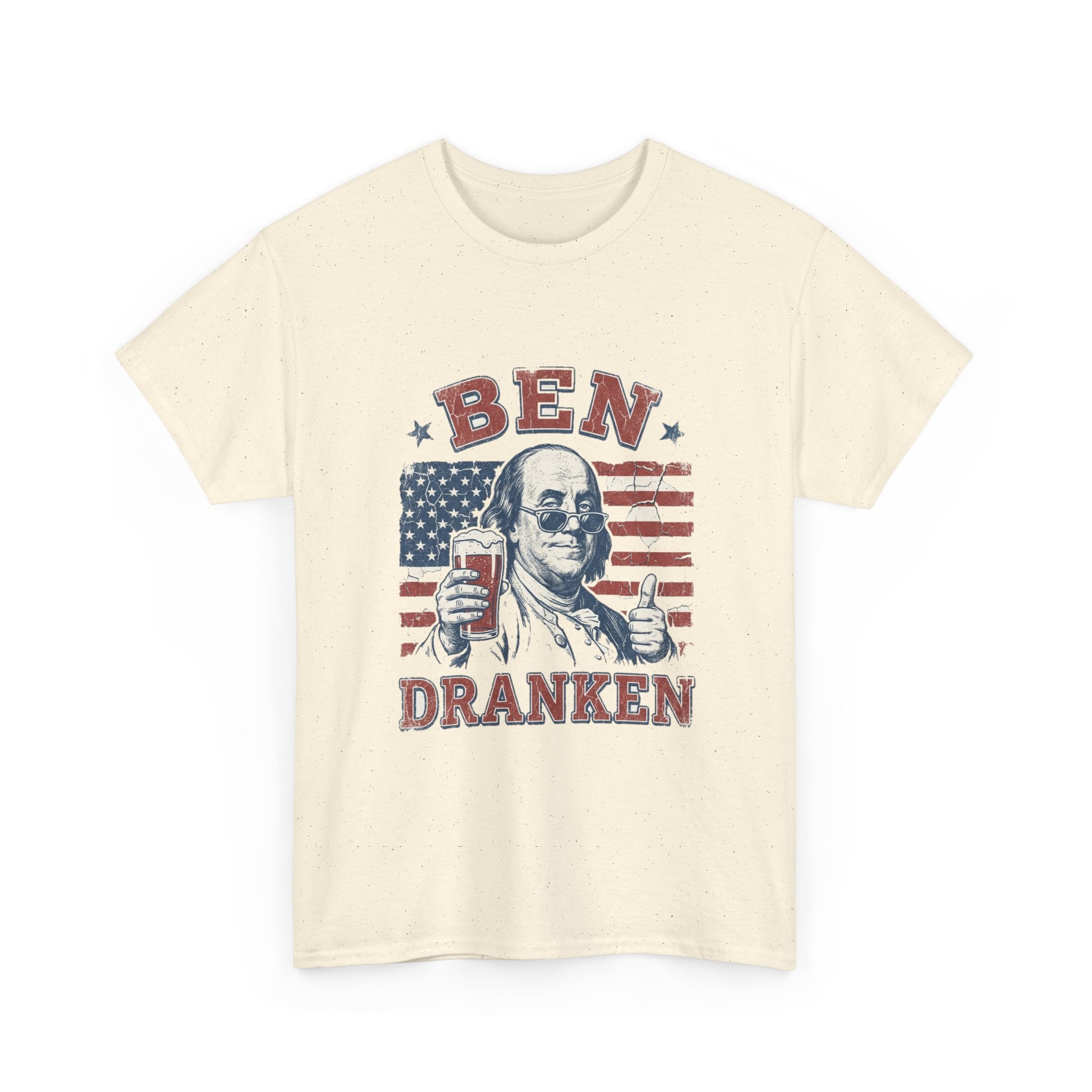 Ben Dranken Tee | Funny Ben Franklin Beer Pun 4th of July Shirt
