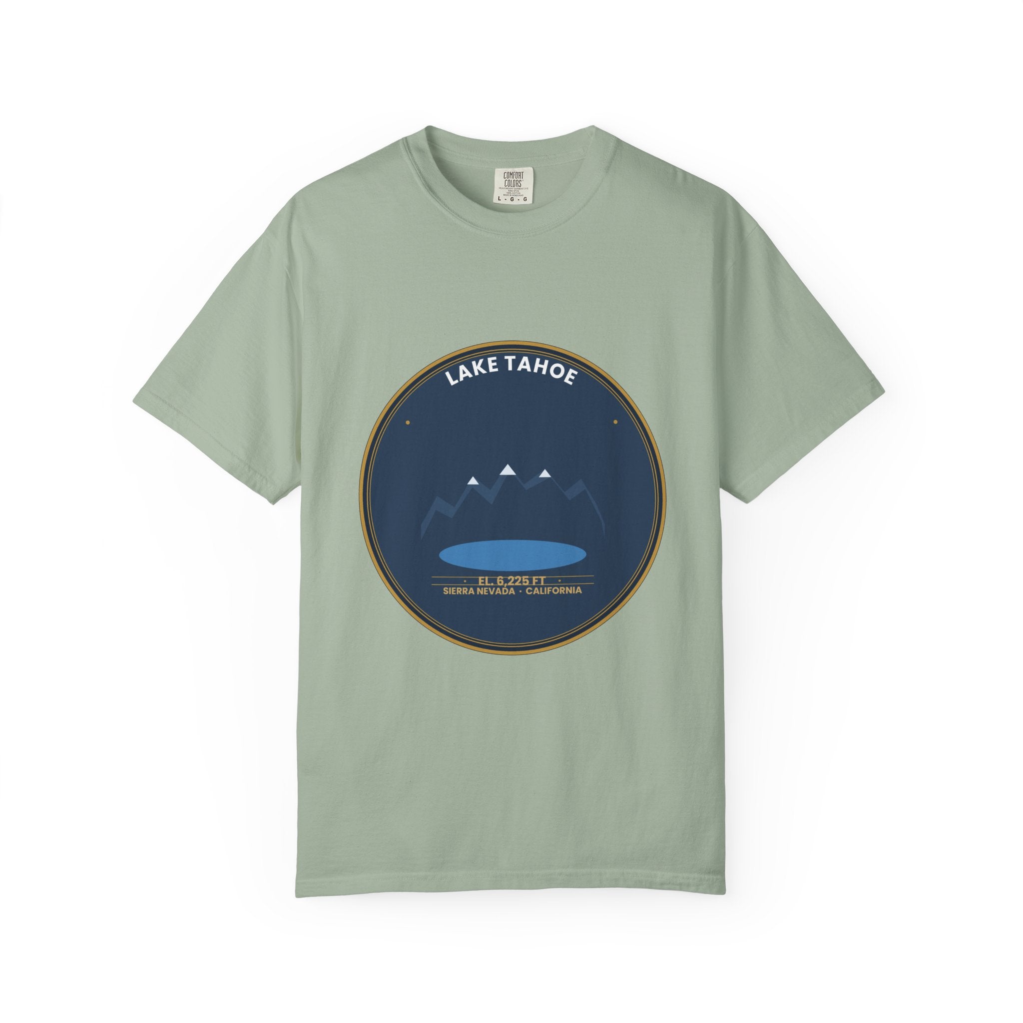Lake Tahoe Alpine Badge Tee | Comfort Colors 1717