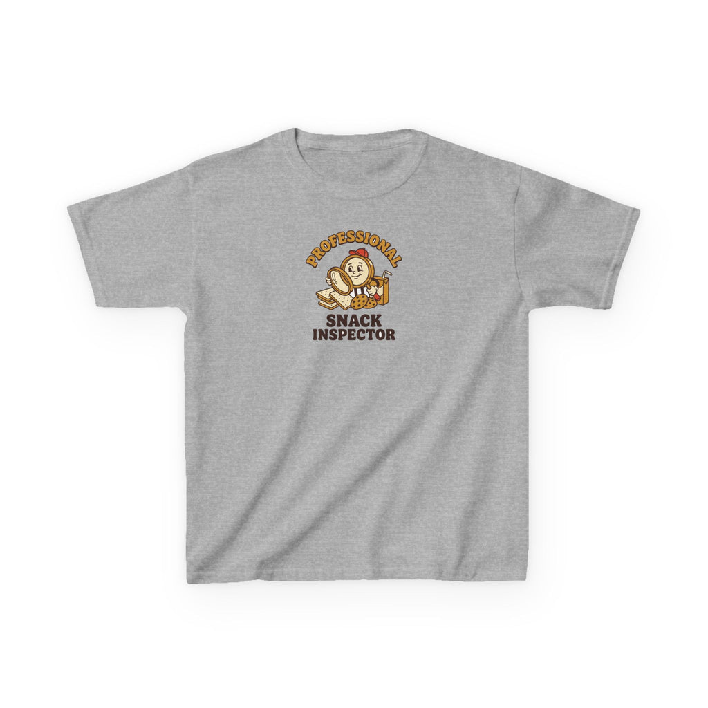 Professional Snack Inspector Shirt Funny Toddler Kids Tee