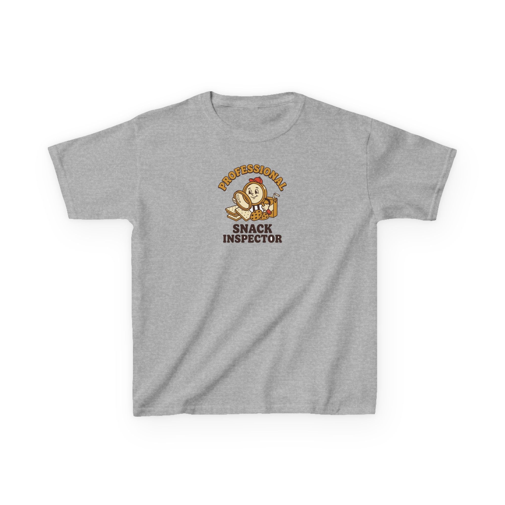 Professional Snack Inspector Shirt Funny Toddler Kids Tee