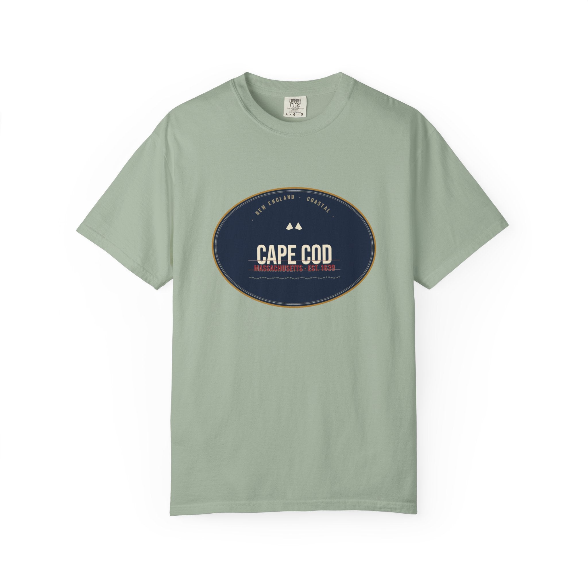 Cape Cod Tee | Vintage Massachusetts Badge | Comfort Colors