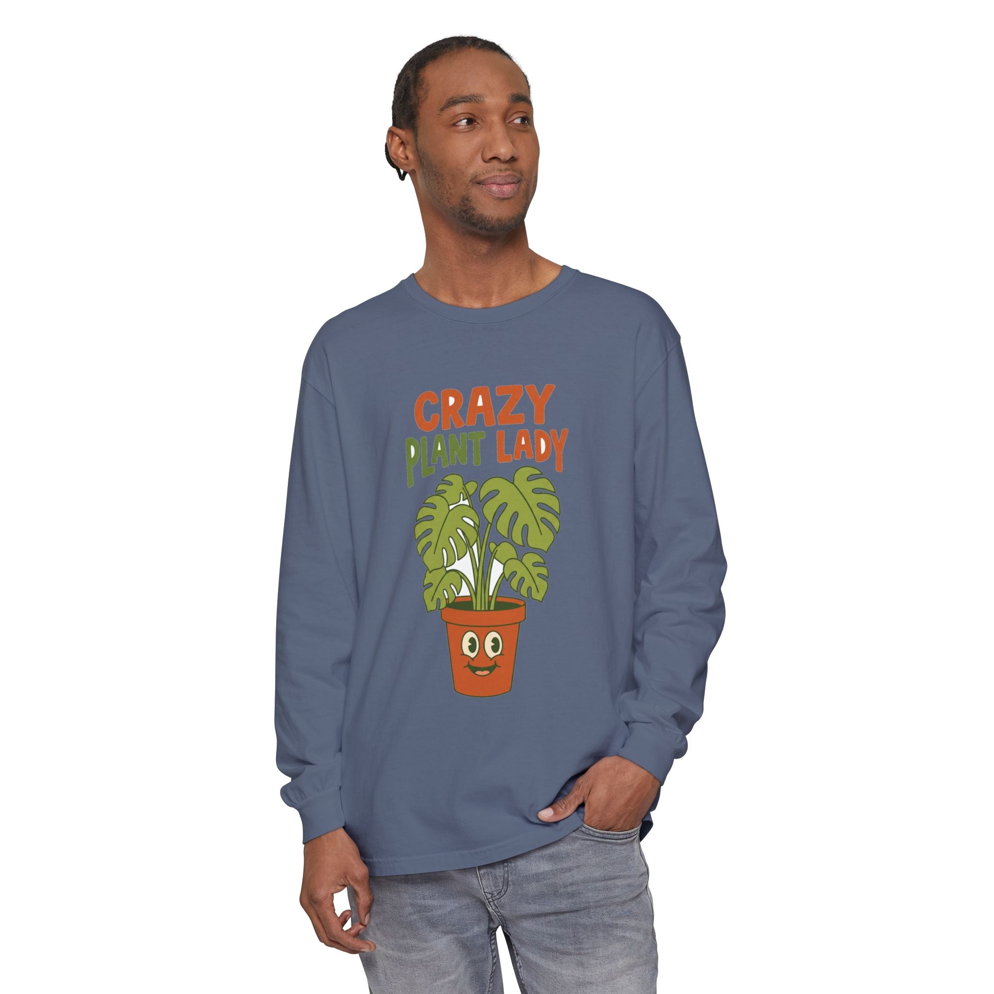 Crazy Plant Lady Long Sleeve Shirt | Plant Mom LS Tee