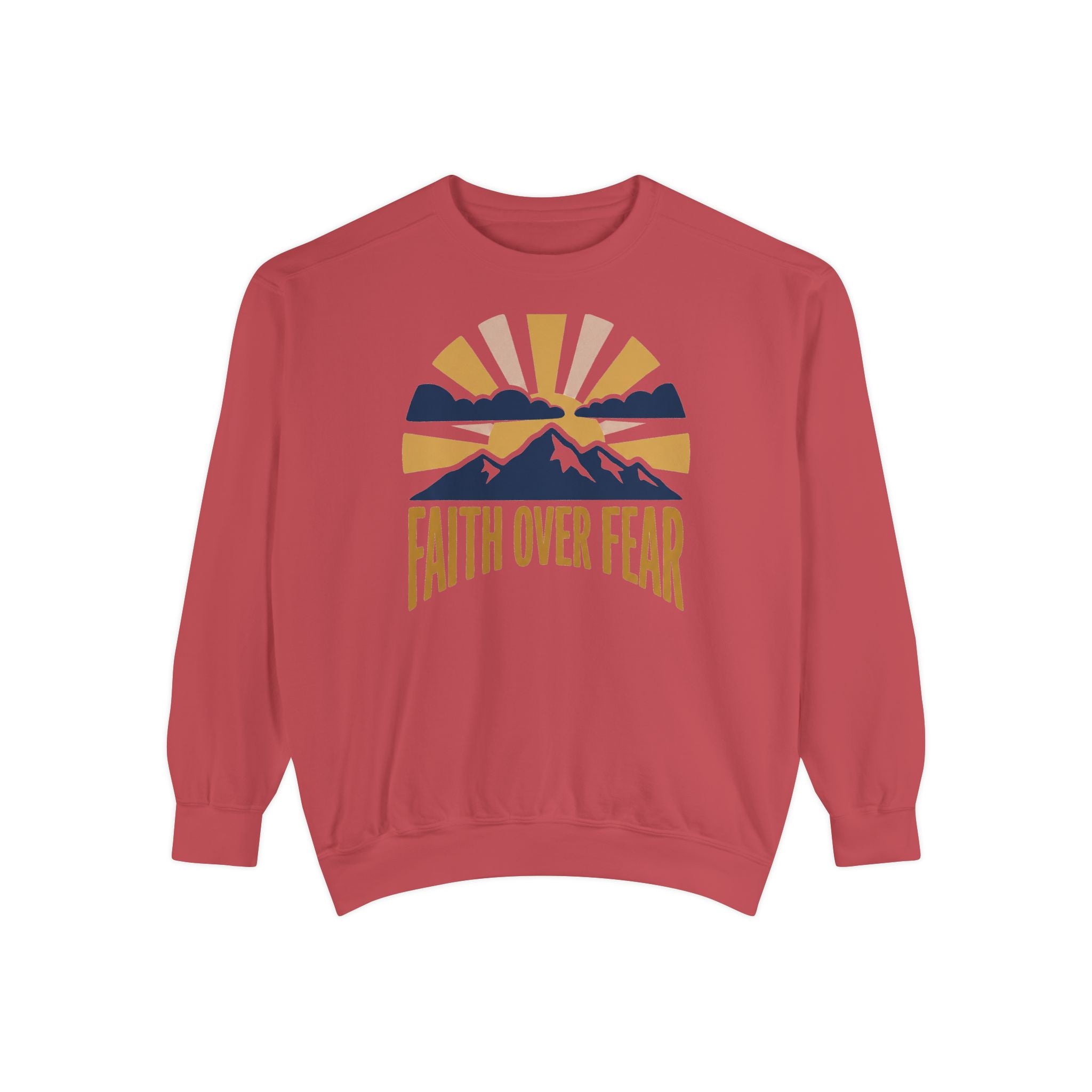 Faith Over Fear Crewneck Sweatshirt | Christian Inspirational
