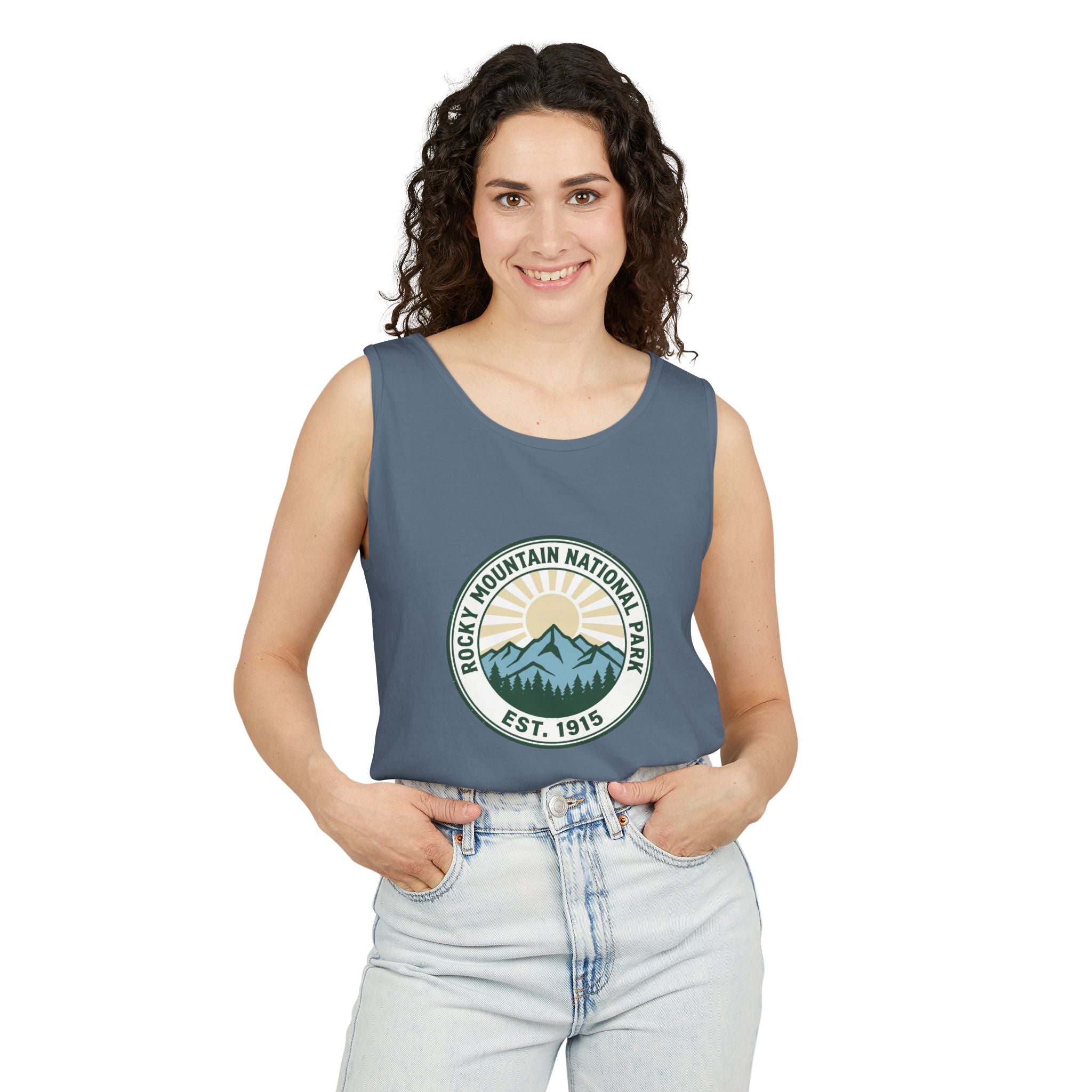 Rocky Mountain National Park Tank Top | Vintage EST. 1915 Colorado Tank | Comfort Colors