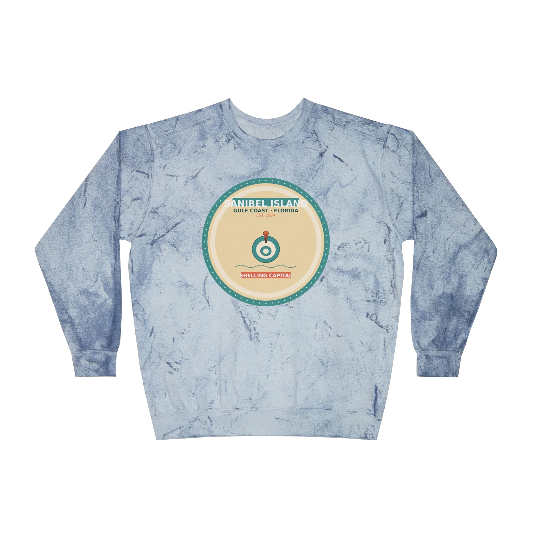 Sanibel Island Florida Crewneck Sweatshirt | Gulf Coast Beach Souvenir