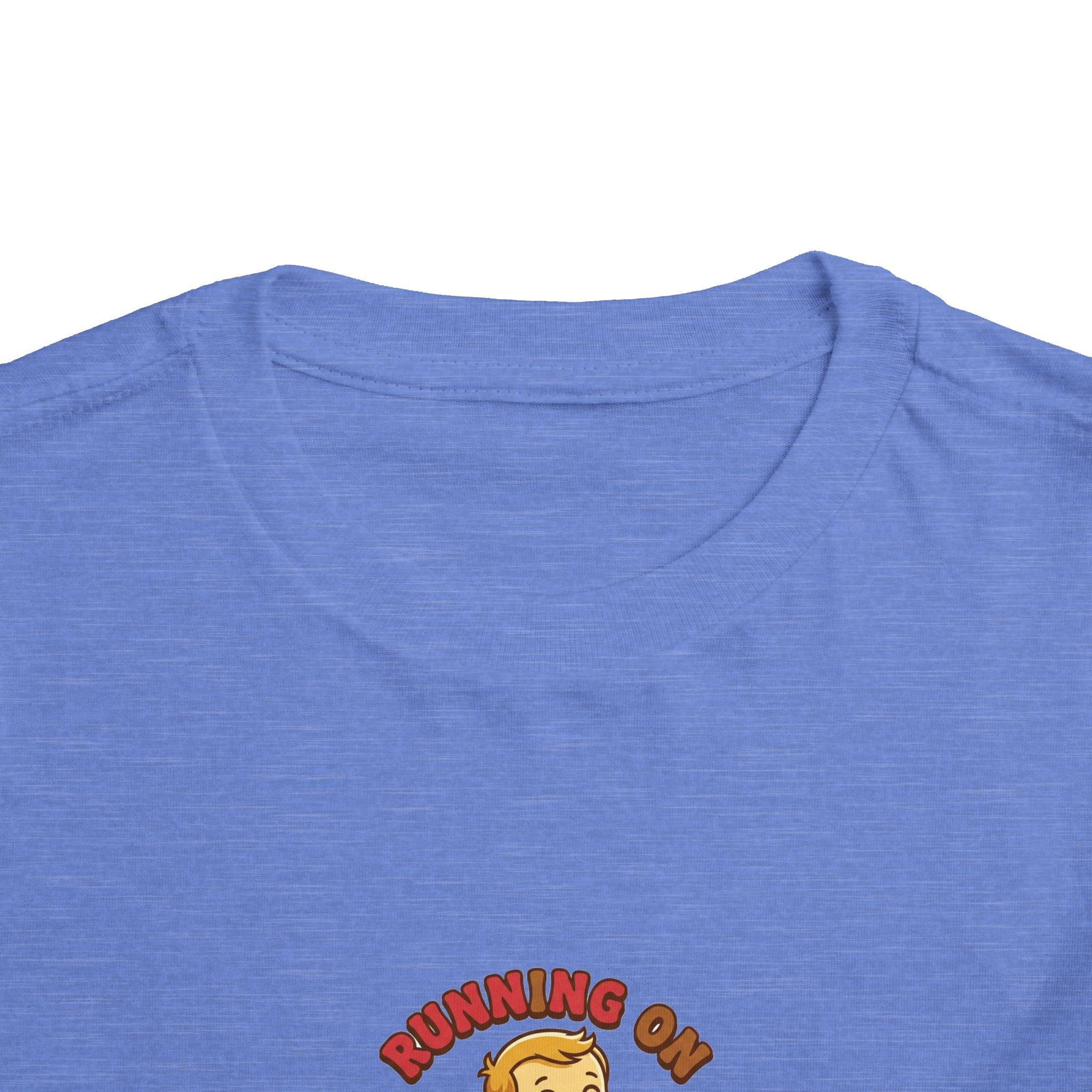 Running on Snacks and Giggles Toddler Shirt Funny Tee