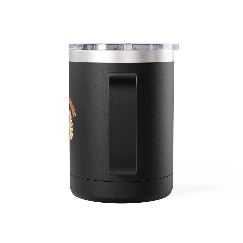 Cat Coffee Powered by Caffeine — 15oz Travel Mug