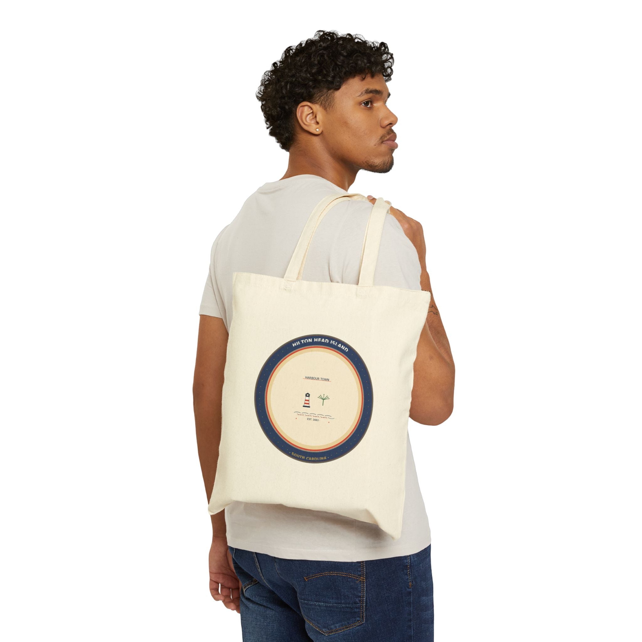 Hilton Head Island Tote Bag | Harbour Town Lighthouse | South Carolina