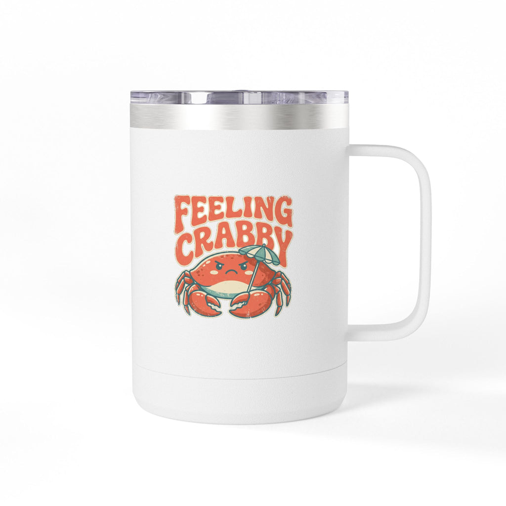 Feeling Crabby 15oz Tumbler | Crab Beach Drinkware