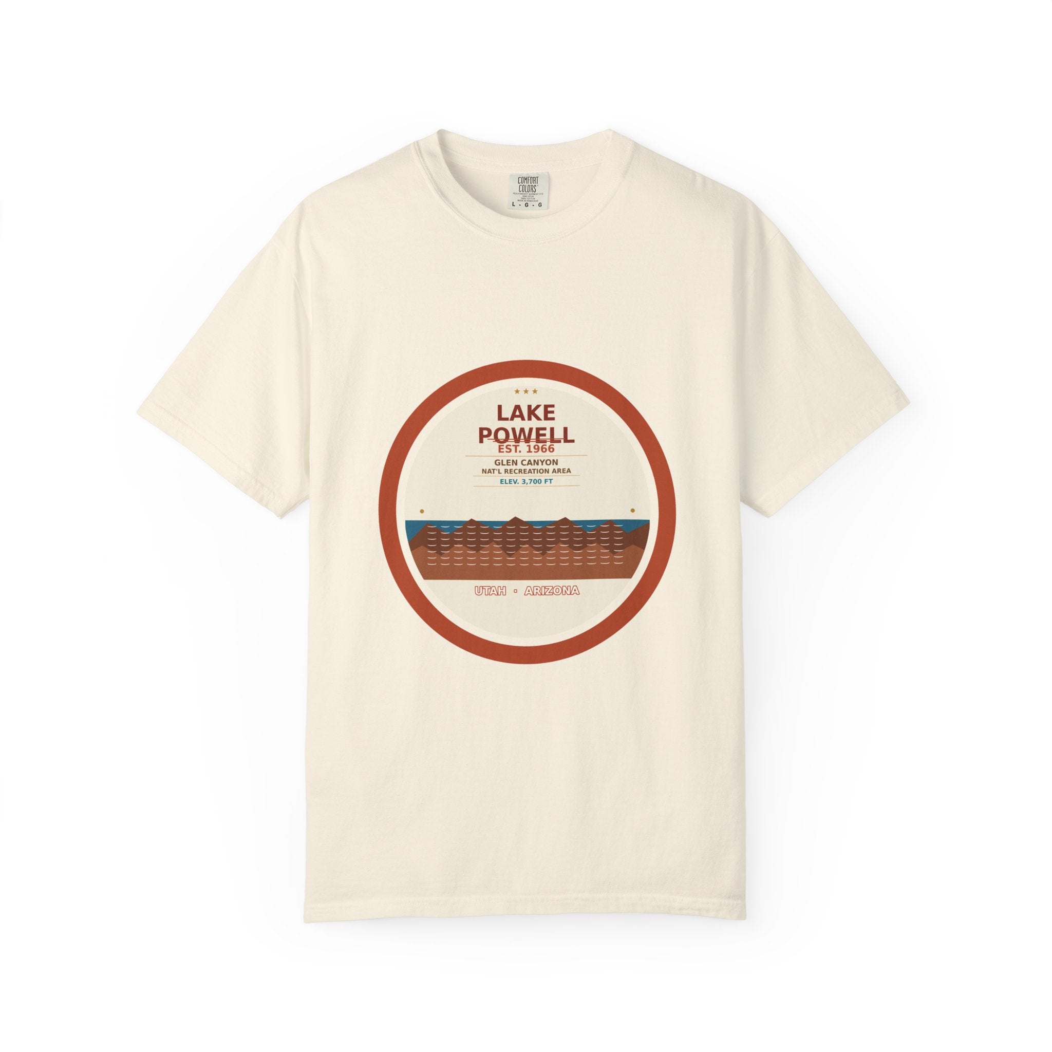 Lake Powell Desert Badge Tee | Comfort Colors 1717