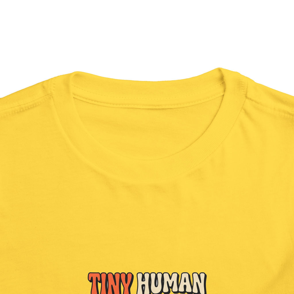 Tiny Human Big Opinions Toddler Shirt Funny Retro Tee