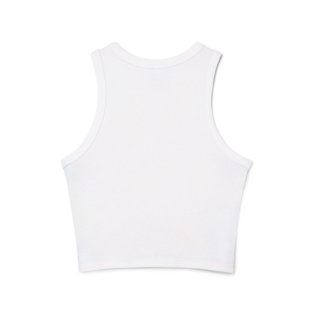 Sweat Now Wine Later Racerback Tank — Women's Micro-Rib Gym & Wine Tank