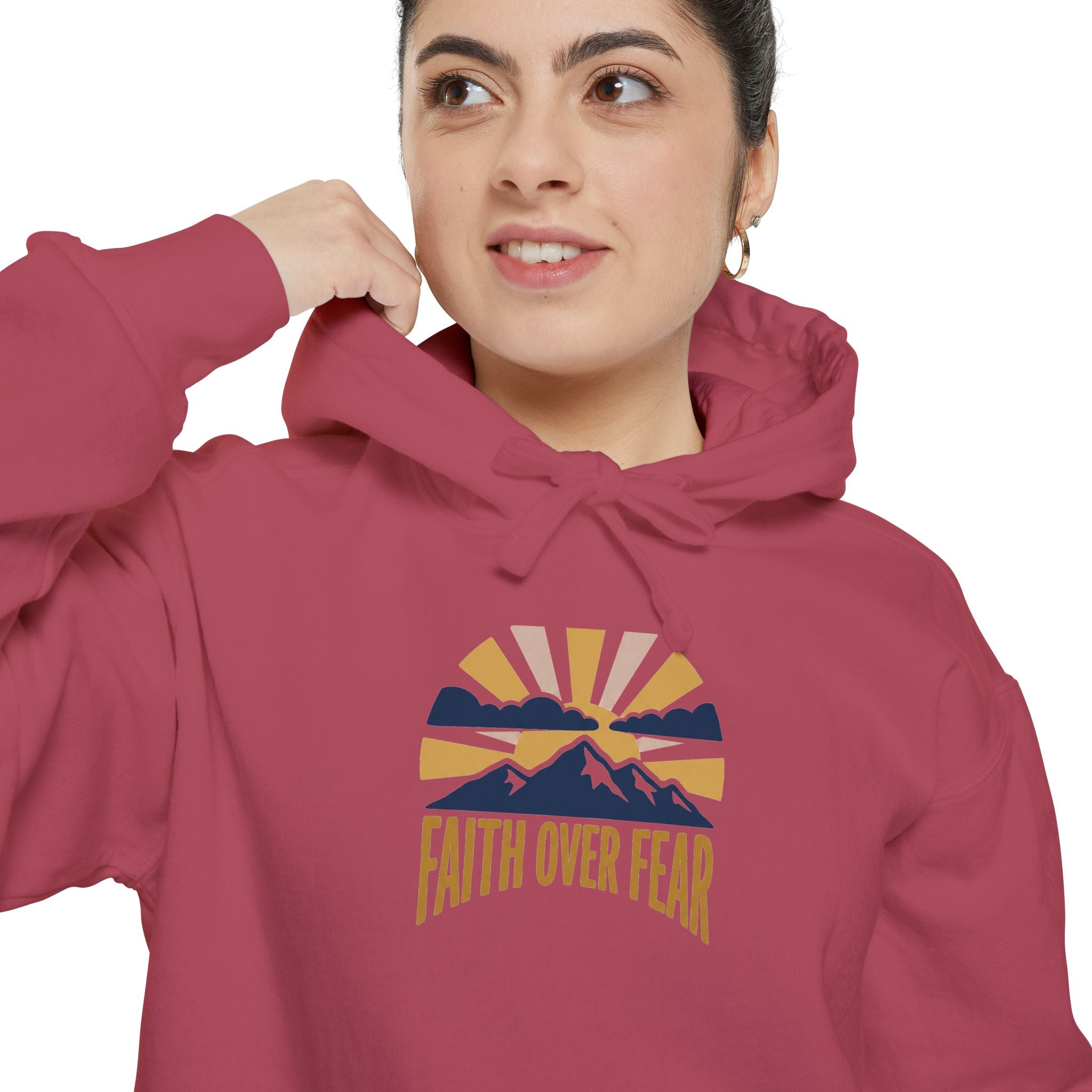 Faith Over Fear Hoodie | Inspirational Christian Sweatshirt
