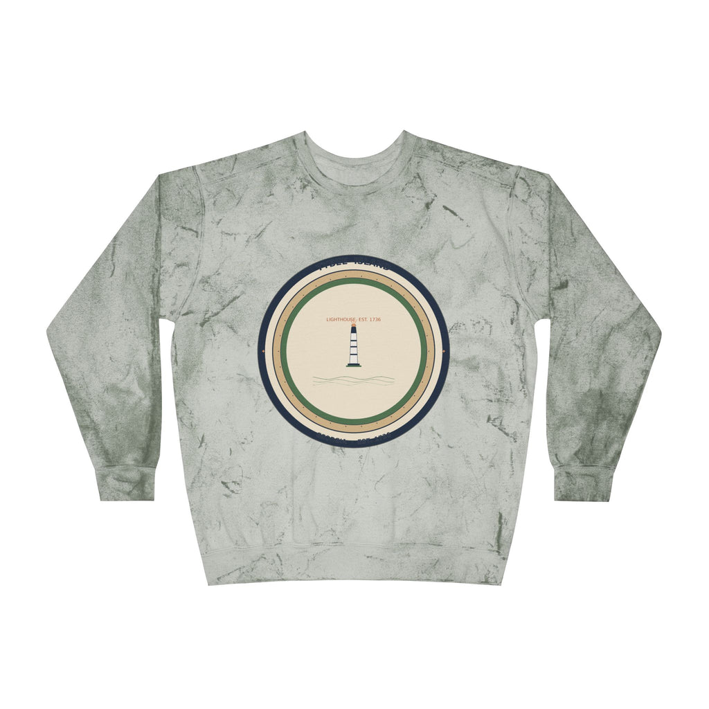 Tybee Island Crewneck Sweatshirt | Tybee Lighthouse Badge | Georgia