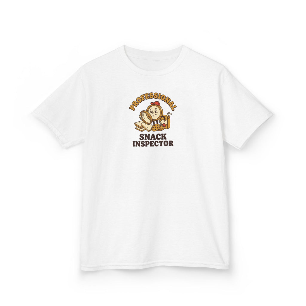 Professional Snack Inspector Shirt Funny Toddler Kids Tee