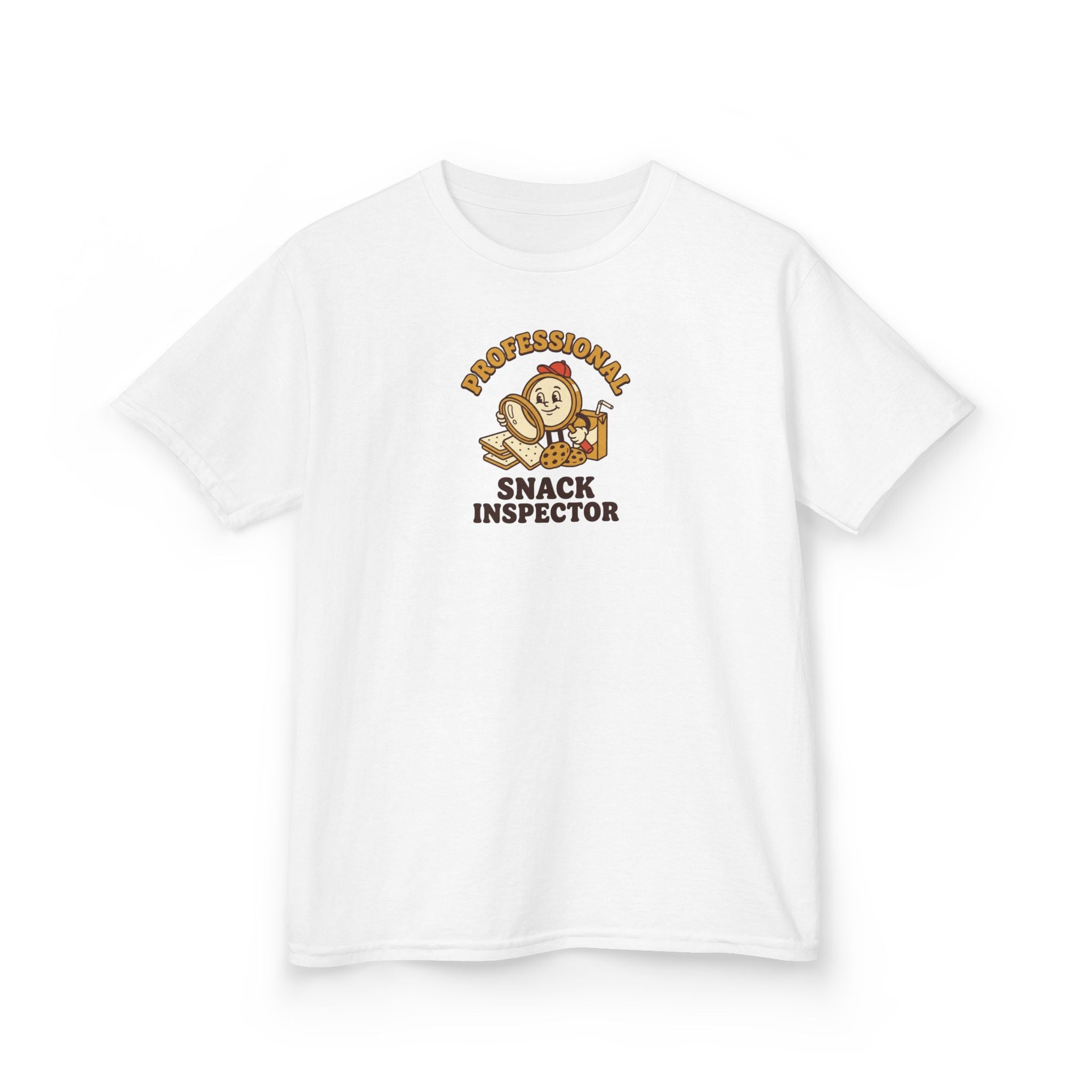 Professional Snack Inspector Shirt Funny Toddler Kids Tee