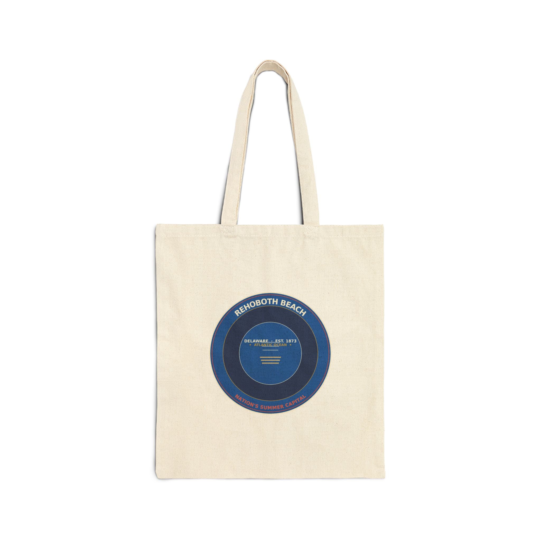 Rehoboth Beach Delaware Tote Bag | Vintage Boardwalk Badge