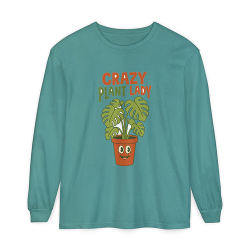 Crazy Plant Lady Long Sleeve Shirt | Plant Mom LS Tee