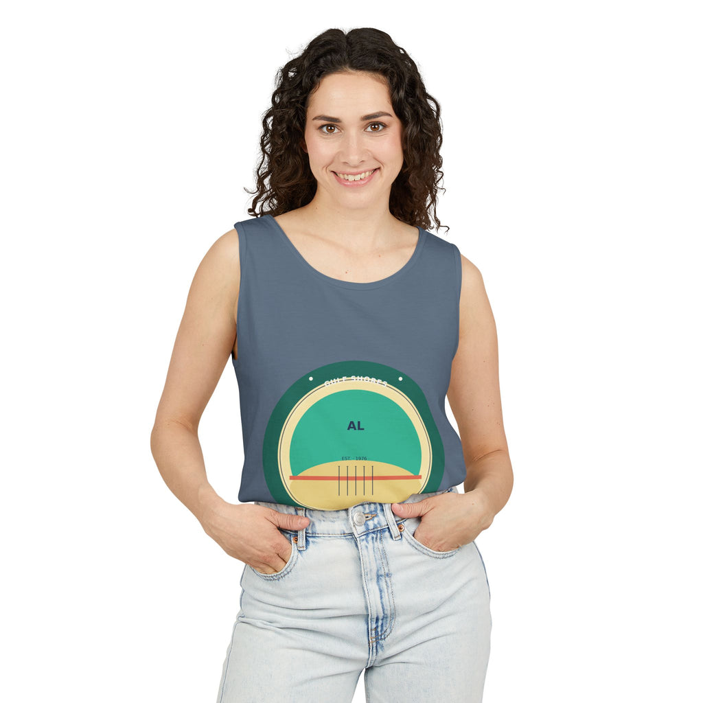 Gulf Shores Alabama Tank | Coastal Badge Art