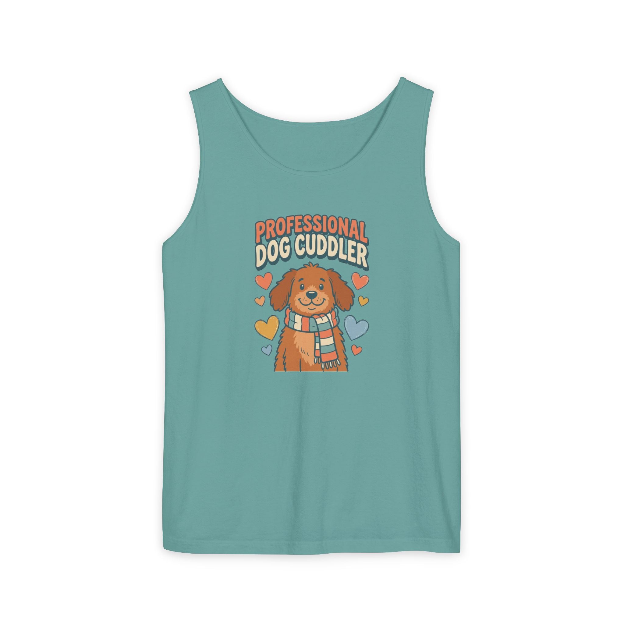 Professional Dog Cuddler Tank | Dog Mom Comfort Colors Tank Top