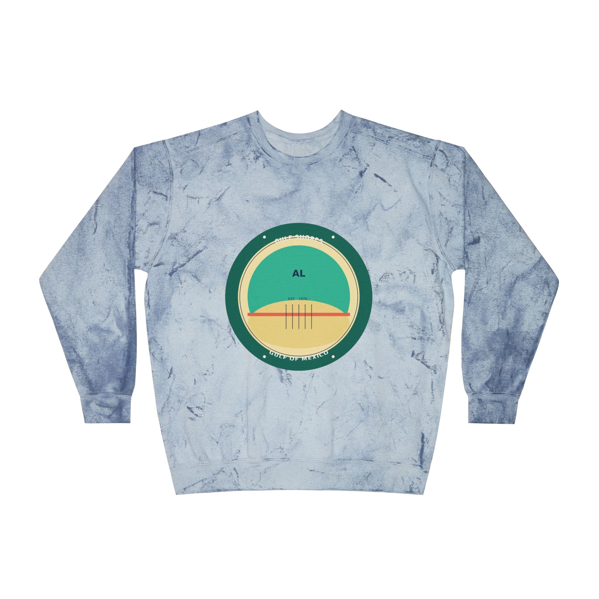Gulf Shores Alabama Crewneck | Coastal Badge Art