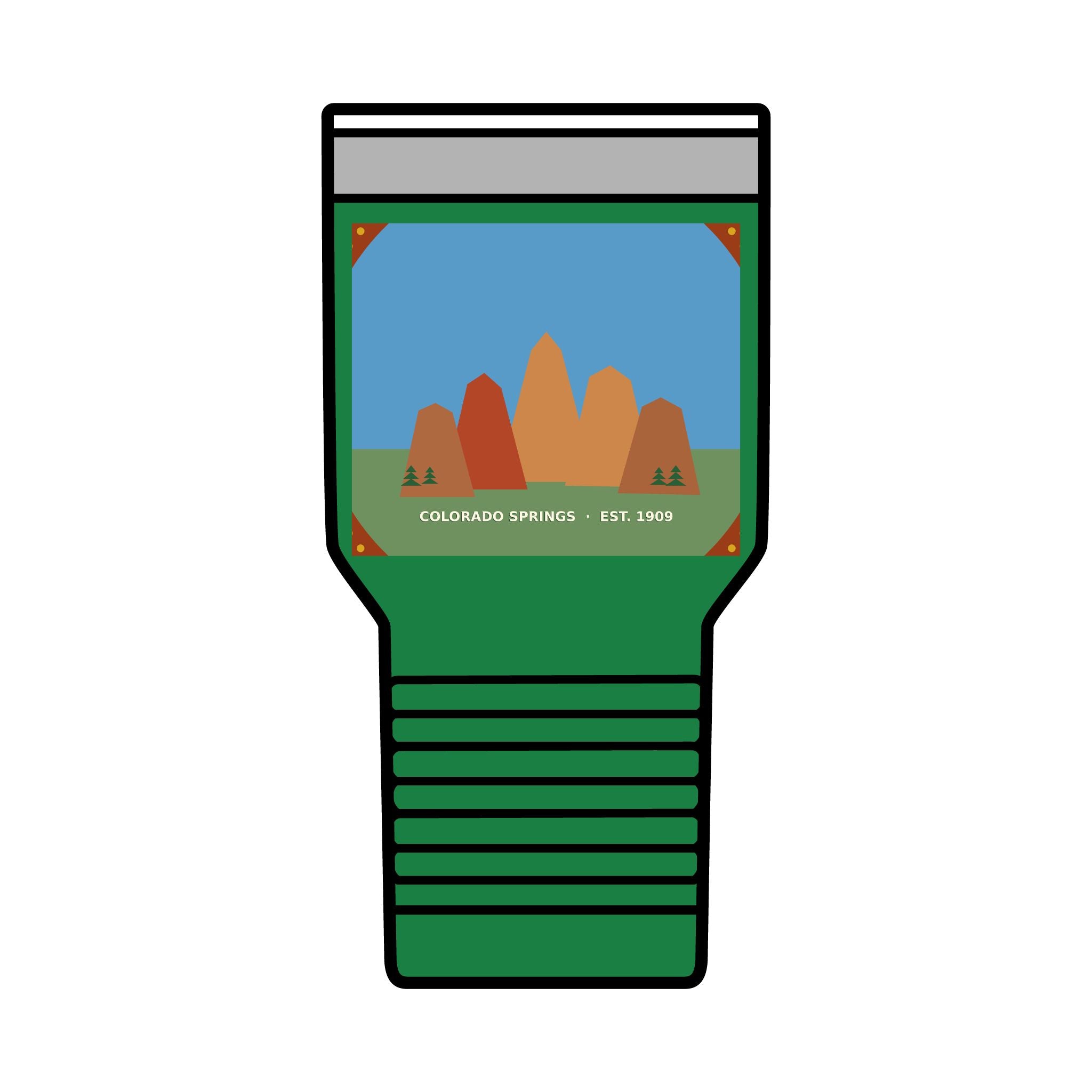 Garden of the Gods Colorado Badge 30oz Tumbler
