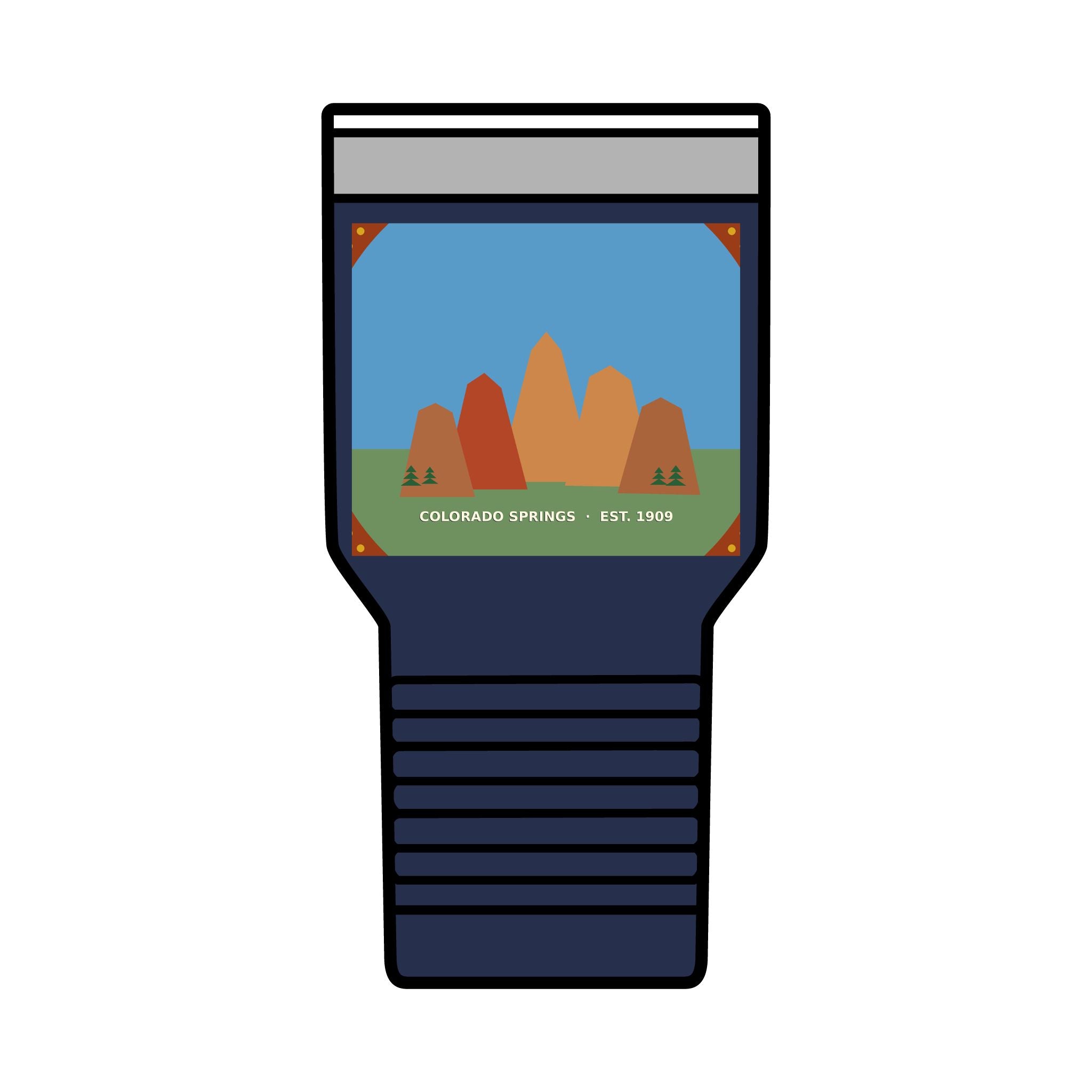 Garden of the Gods Colorado Badge 30oz Tumbler