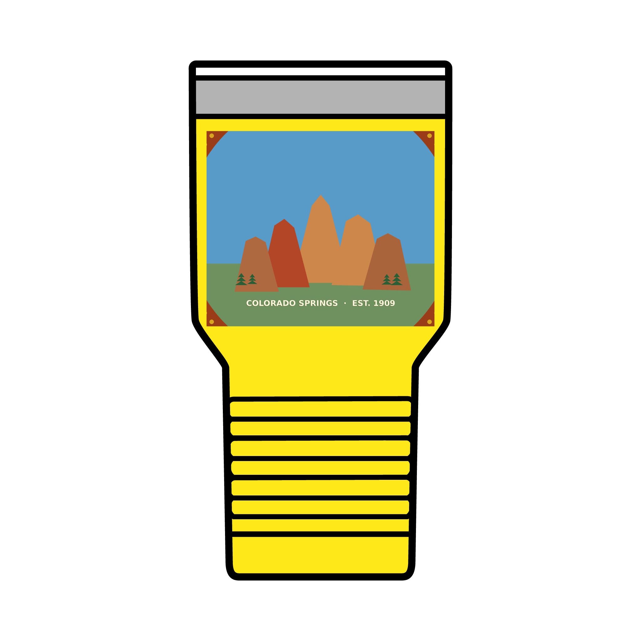 Garden of the Gods Colorado Badge 30oz Tumbler