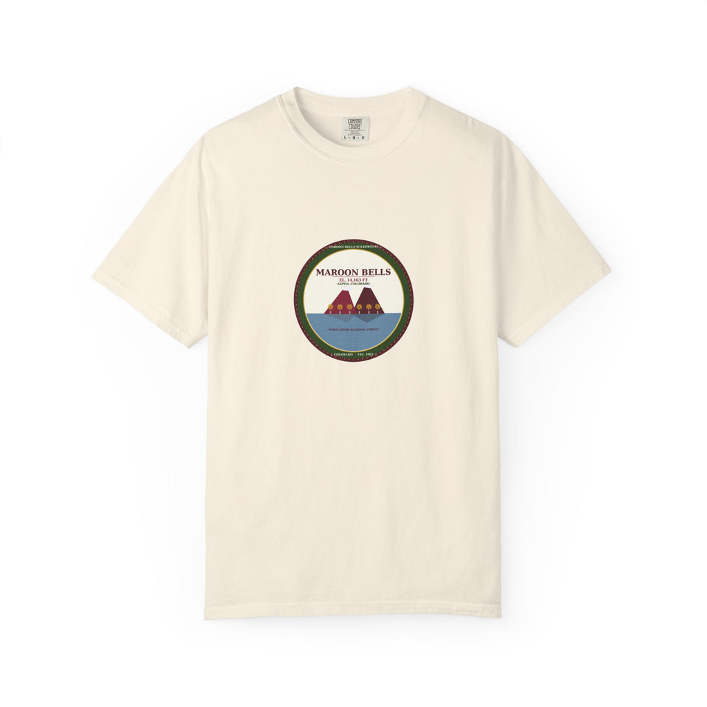 Maroon Bells Badge Tee — Colorado 14er