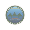 Lake George Adirondacks Badge Sticker