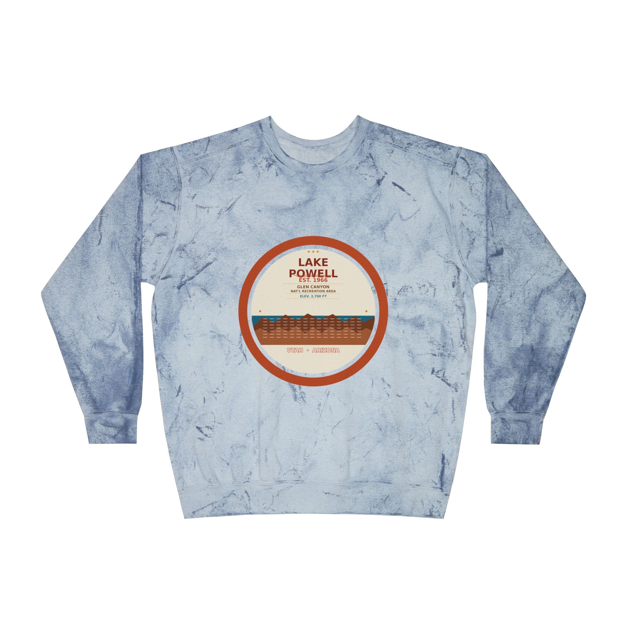 Lake Powell Desert Badge Crewneck | Comfort Colors 1466