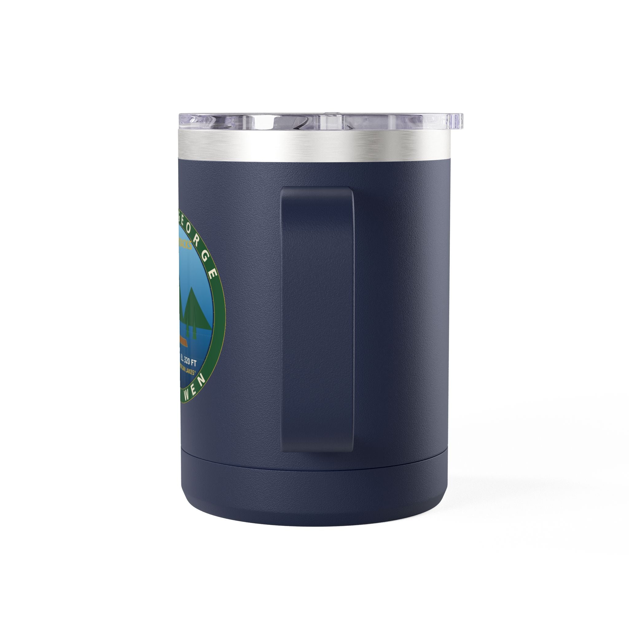 Lake George Adirondacks Badge 15oz Tumbler