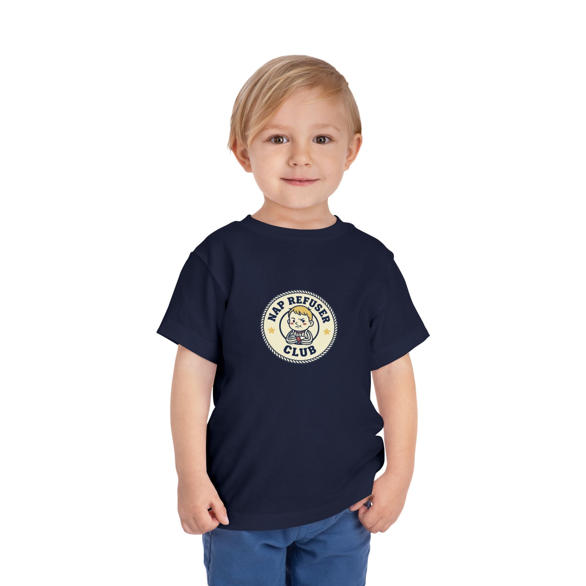 Nap Refuser Club Toddler Shirt Funny Nap Badge Tee