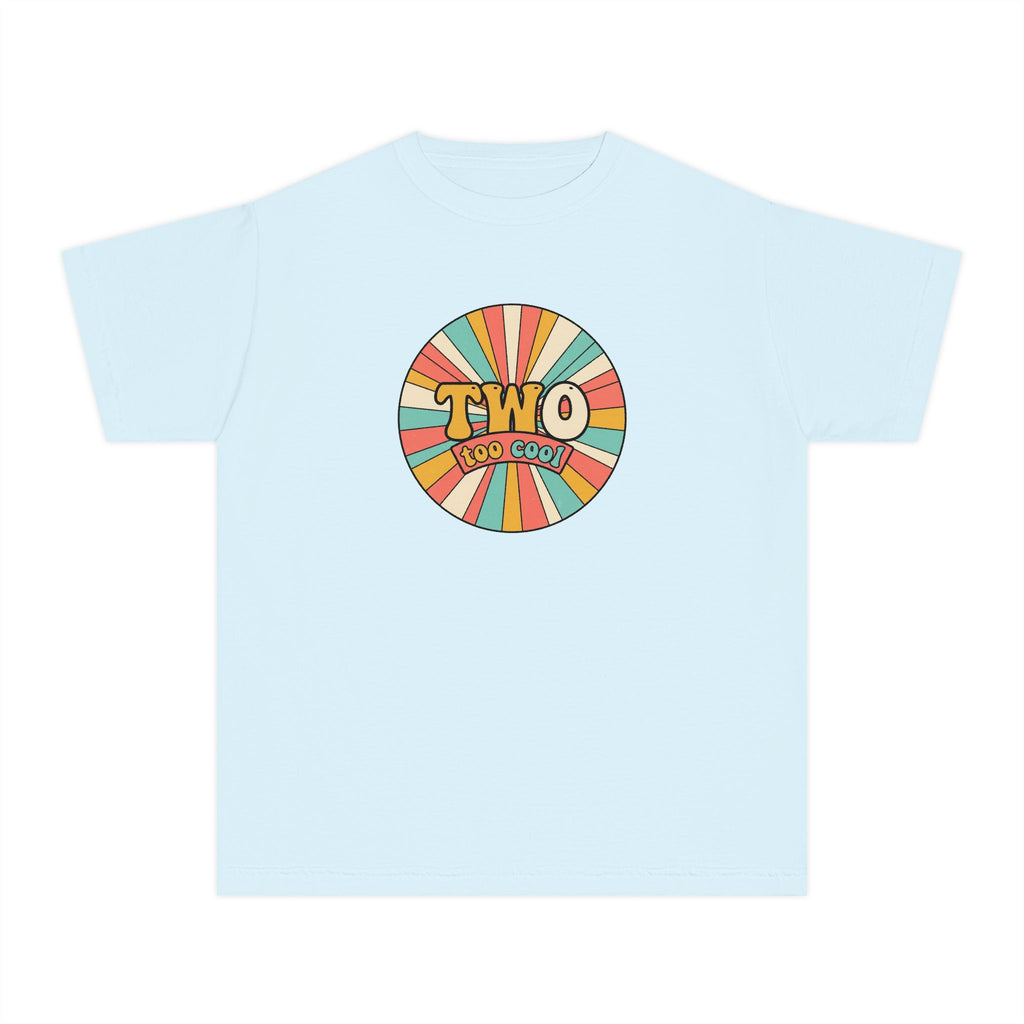 2nd Birthday Shirt TWO Too Cool Youth Comfort Colors Tee