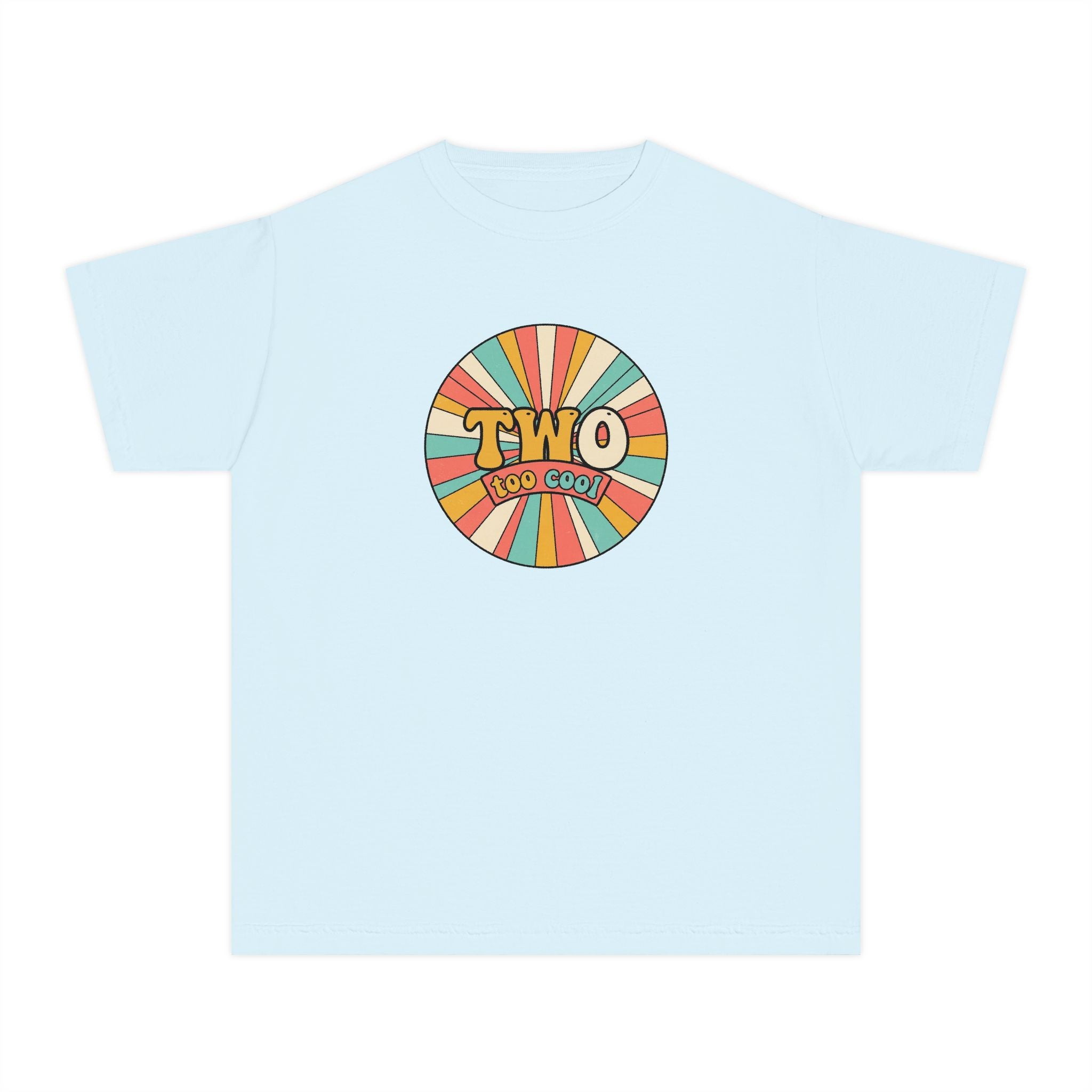 2nd Birthday Shirt TWO Too Cool Youth Comfort Colors Tee