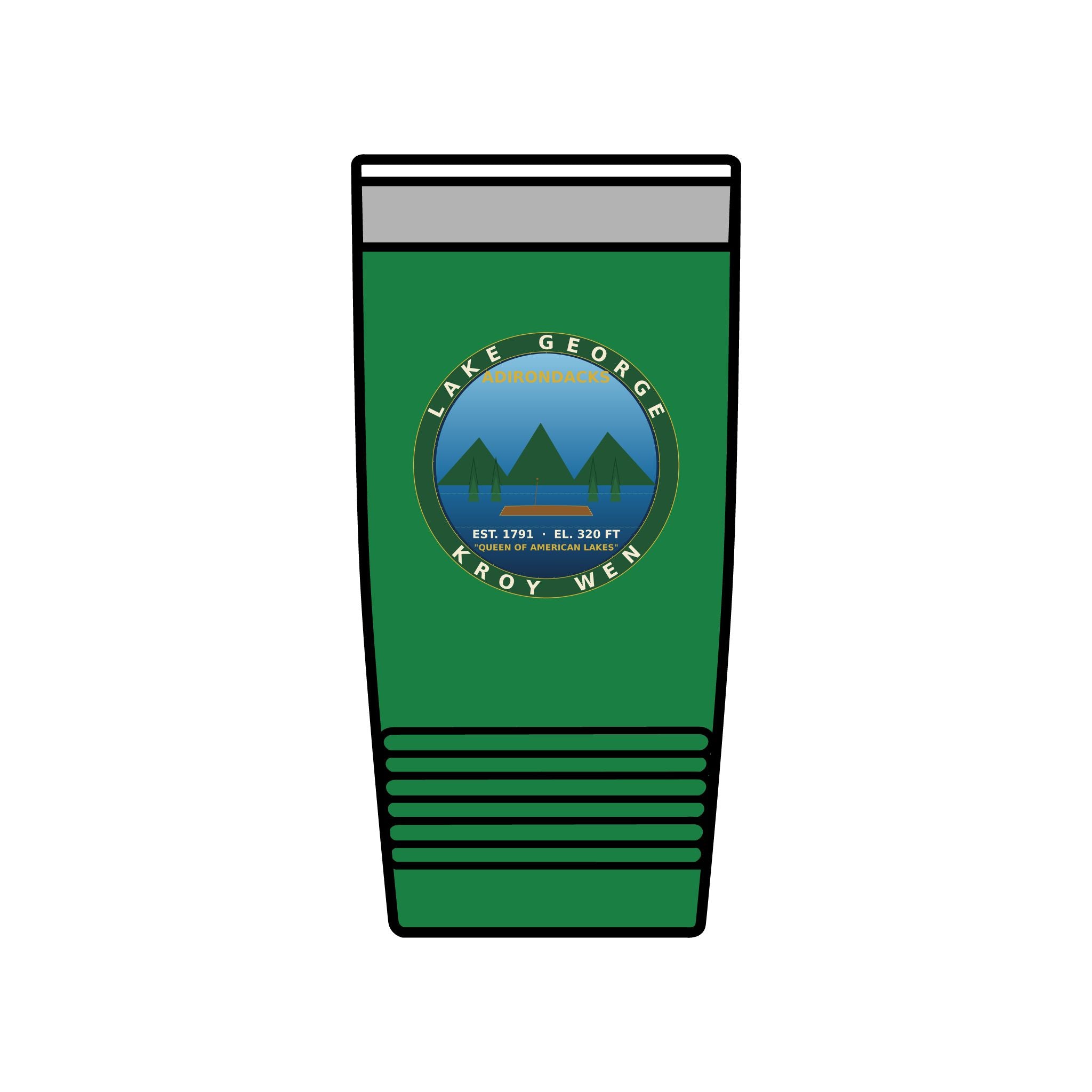 Lake George Adirondacks Badge 20oz Tumbler