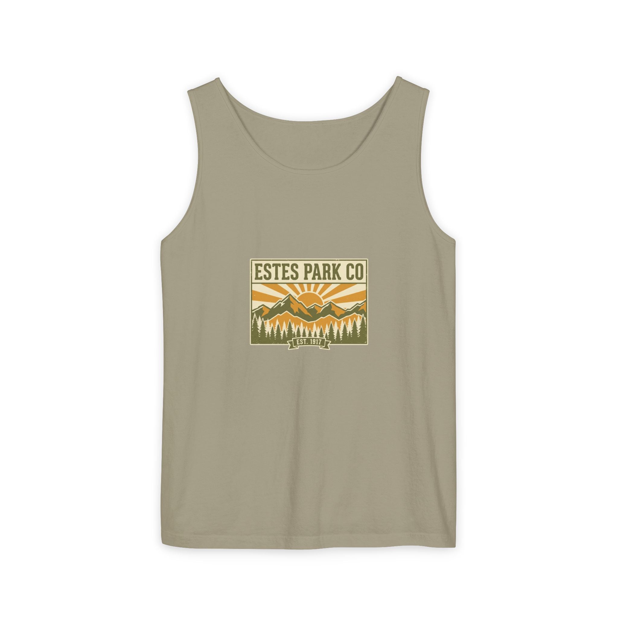 Estes Park CO Tank Top | Vintage EST. 1917 Colorado Tank | Comfort Colors