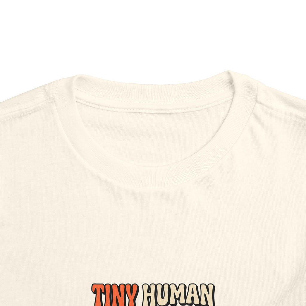 Tiny Human Big Opinions Toddler Shirt Funny Retro Tee