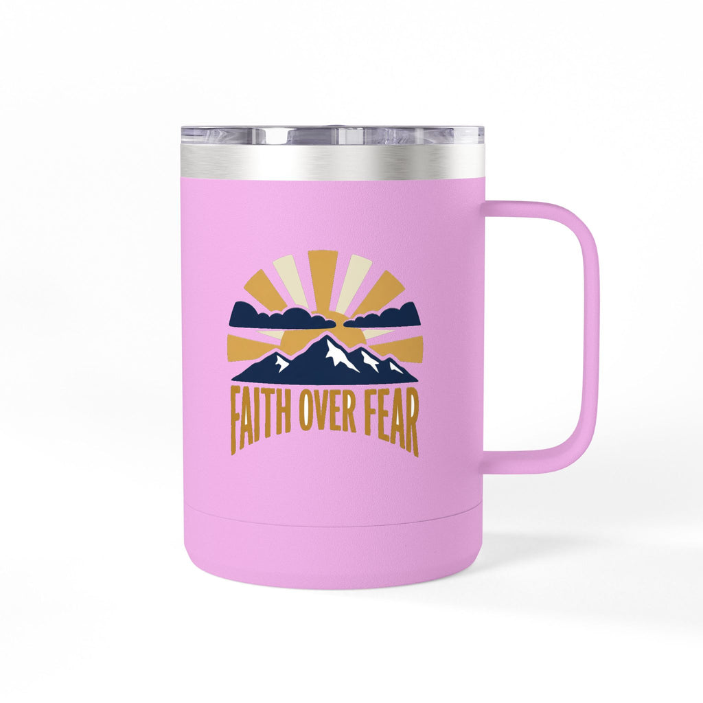 Faith Over Fear 15oz Tall Mug | Christian Coffee Mug