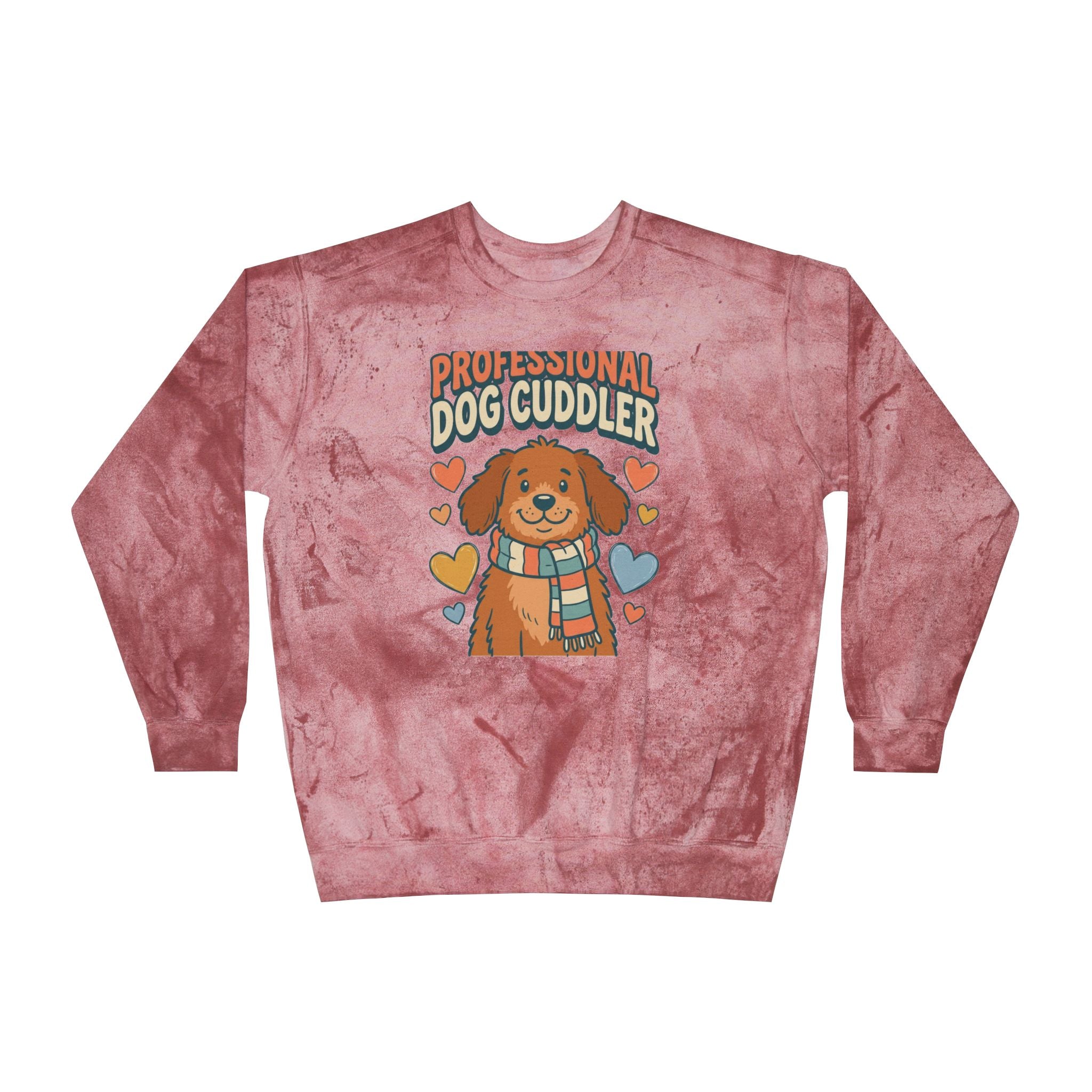 Professional Dog Cuddler Crewneck | Dog Mom Comfort Colors Sweatshirt