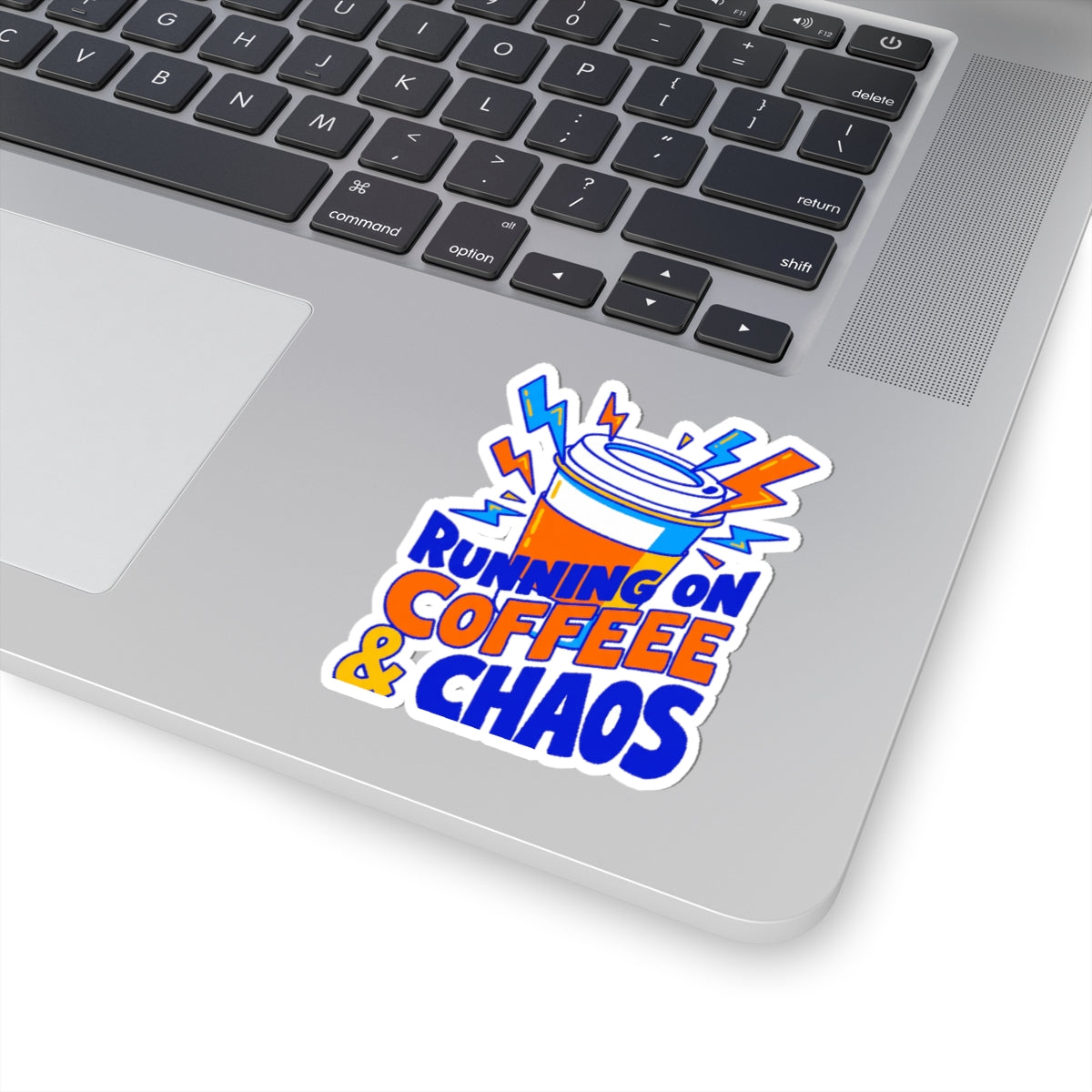 Running on Coffee & Chaos Sticker | Kiss-Cut Vinyl