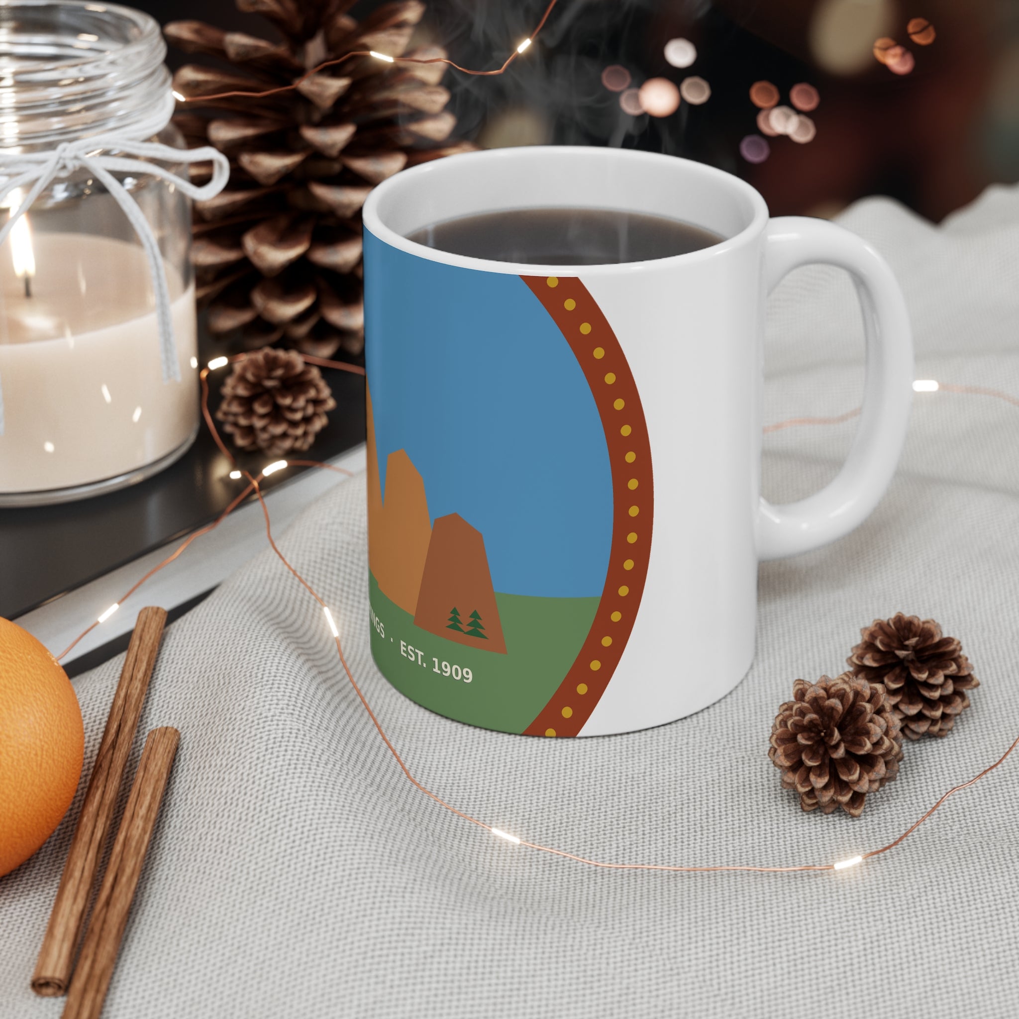 Garden of the Gods Colorado Badge Mug