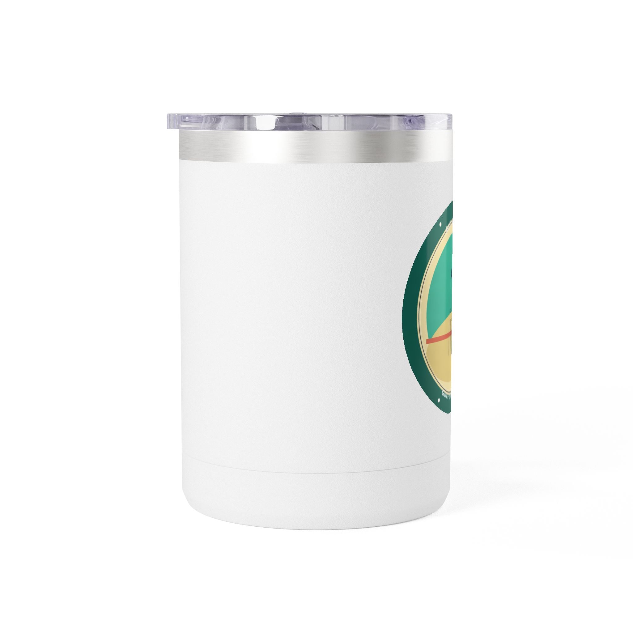 Gulf Shores Alabama 15oz Travel Mug | Coastal Badge Art