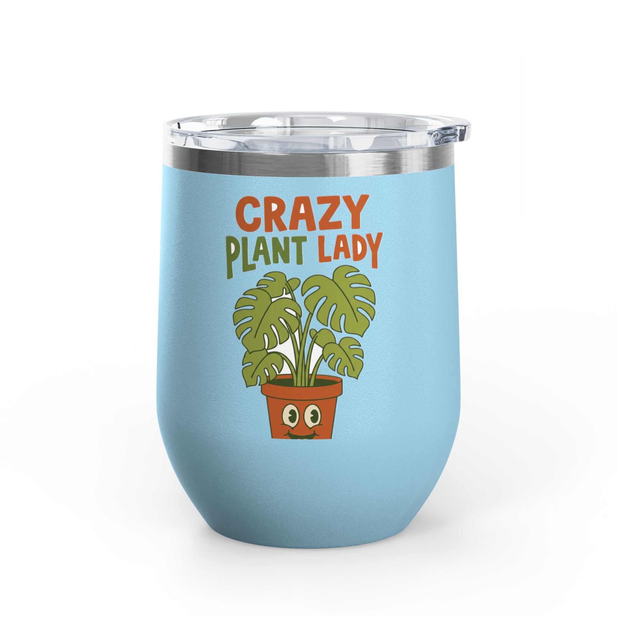 Crazy Plant Lady 12oz Tumbler | Plant Mom Drinkware